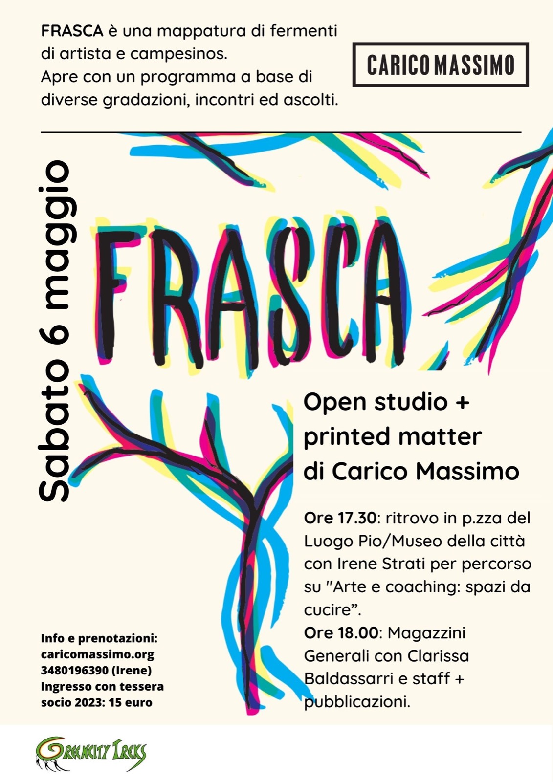 Percorso a Carico Massimo sabato 6 maggio
